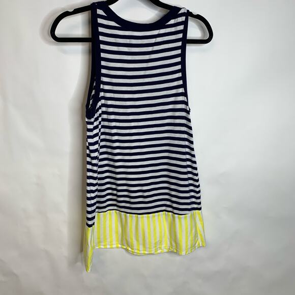 Kate Spade New York Blue Yellow White Striped Tank Tunic Sz Small - Picture 7 of 8